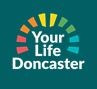 Your Life Doncaster under rainbow colour blocks