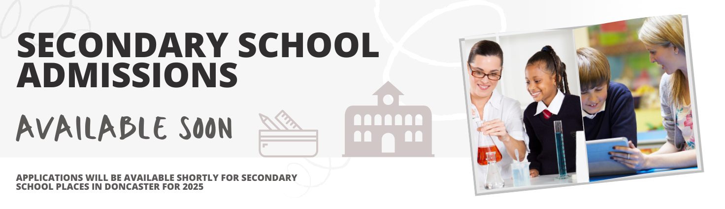 Secondary School admissions for 2025 will be available soon